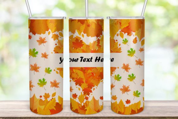 Autumn Tumbler Graphics for Crafts