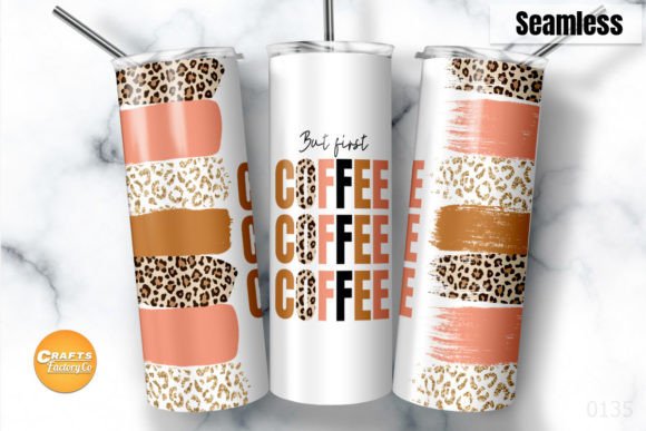 But First Coffee 20oz Skinny Tumbler Graphics for Crafts