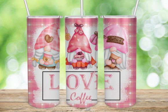 Coffee Gnome Tumbler Graphics for Crafts