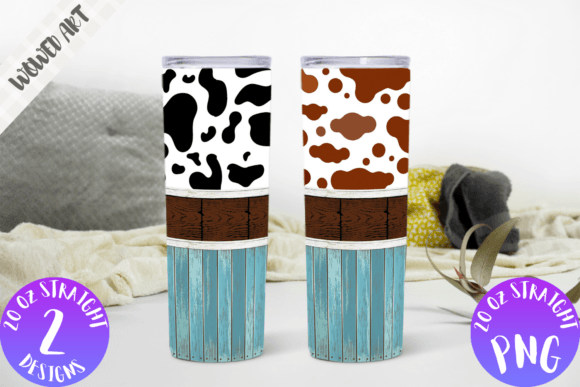 Cow Texture 20 Oz Skinny Tumbler Wrap: Graphics for Crafts
