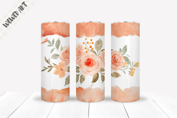 Flower 02 Oz Skinny Tumbler Wrap: Graphics for Crafts Sellers
