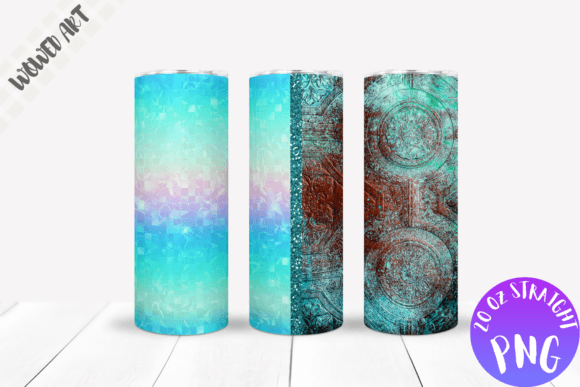 Patina Copper Tumbler Wrap: Graphics for Crafts