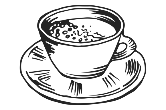 Tea Cup and Saucer Graphics: Editorial Illustrations for Content Publishers